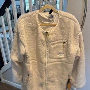 The North Face White Fleece Jacket